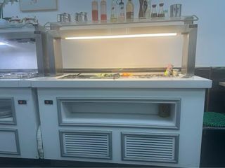 Mesa Fría Buffet 150x75x140cm 4GN 1/1