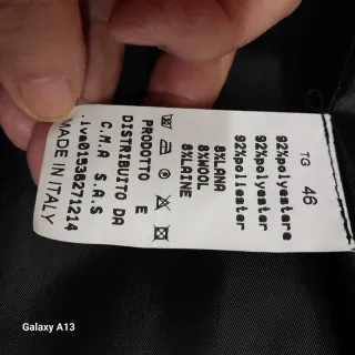 Cappotto donna nero 46