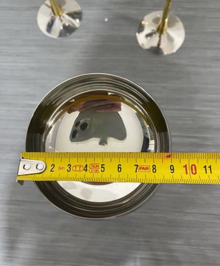 Set sei coppe in acciaio inossidabile