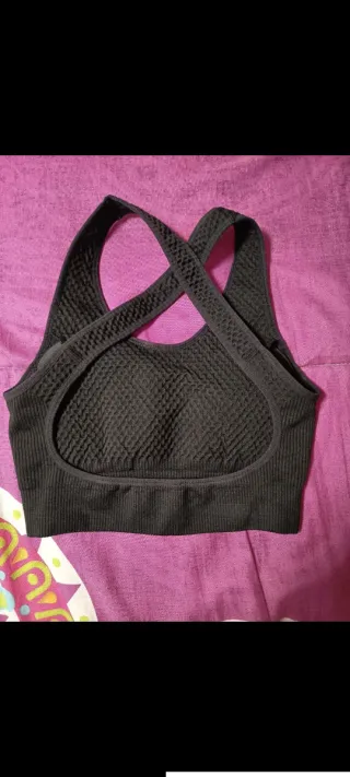 Conjunto deportivo mujer negro y blanco