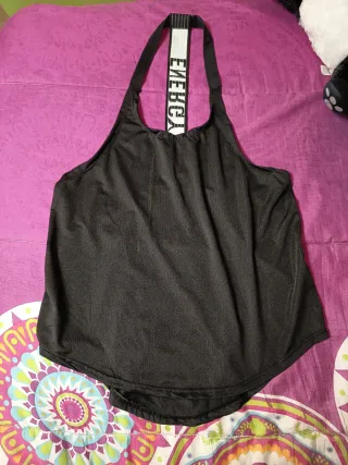 Conjunto deportivo mujer negro y blanco