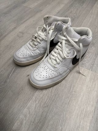 Nike Zapatillas Blancas Talla Alta