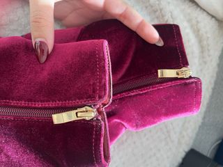 Botines terciopelo burdeos Xti