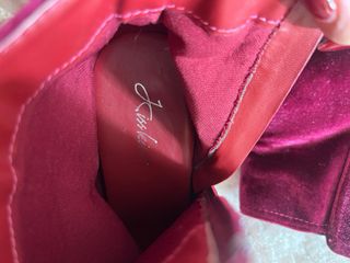 Botines terciopelo burdeos Xti