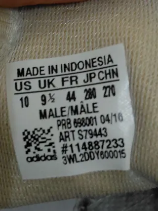 Adidas Superstar Blancas Talla 44