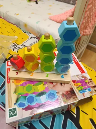 Juego Educativo apilador de piezas