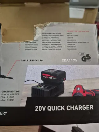 Cargador AX POWER 20V Li-Ion