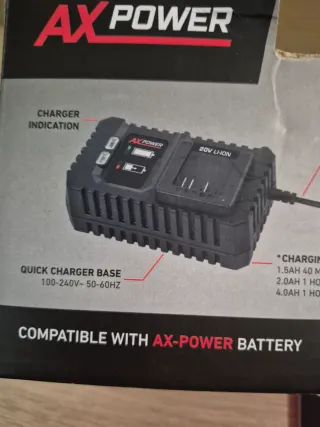 Cargador AX POWER 20V Li-Ion