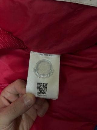 Piumino Moncler Blu Notte Lucido con cappuccio