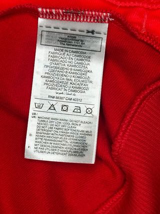 Casaco Adidas AEROREADY Vermelho e Branco Novo