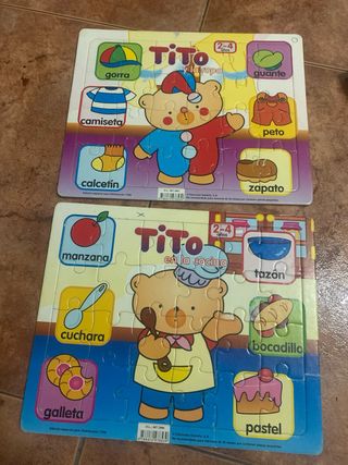 Puzzles educativos Tito (2 puzzles)