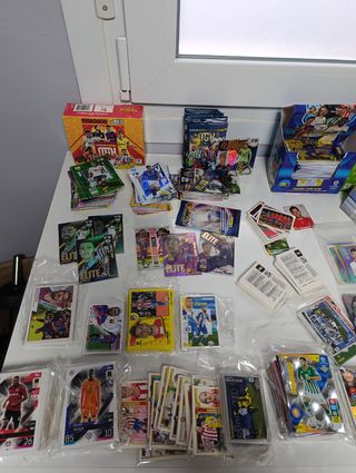 Gran Lote cromos fútbol diferentes años