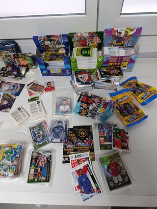 Gran Lote cromos fútbol diferentes años