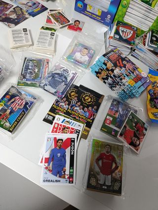 Gran Lote cromos fútbol diferentes años