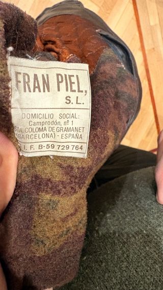 Parka 3/4 Piel Marrón Hombre