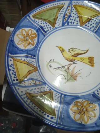 Plato decorativo cases siglo XX