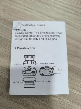 Mini Cámara Y2000 - La más pequeña