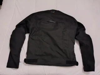 Chaqueta de moto negra