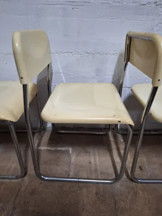 Set 4 sedie vintage anni 70