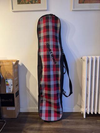 Tabla Snowboard 156 Rossignol, Fijaciones y funda