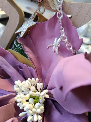 Pulsera libélula plata