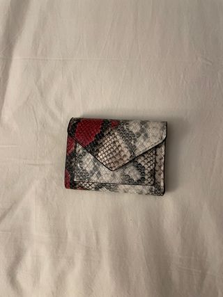 Cartera Mango Piel Serpiente Multicolor