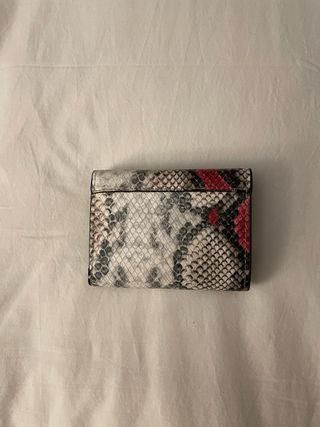 Cartera Mango Piel Serpiente Multicolor