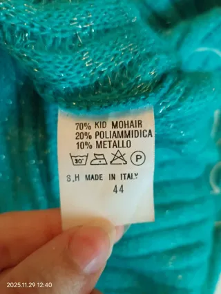 EMILIO PUCCI vintage maglione mohair e lurex L XL