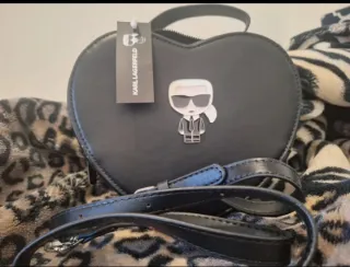 Bolso Corazón Karl Lagerfeld Negro
