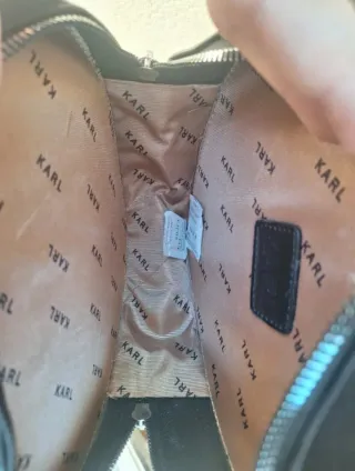 Bolso Corazón Karl Lagerfeld Negro