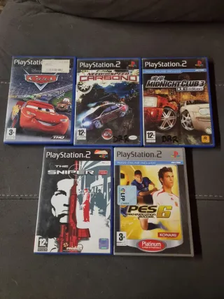Lote 5 Juegos PlayStation 2 RECOGIDA EN SITIO.