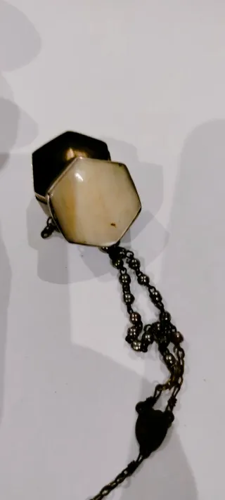 Rosario vintage con astuccio esagonale