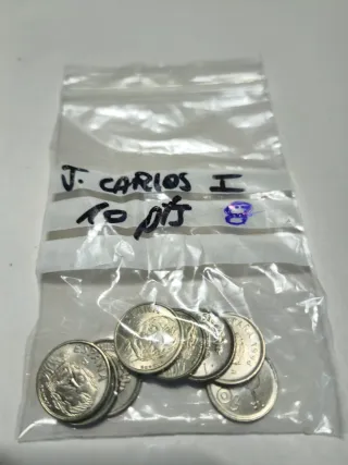 Monedas España J. Carlos I AÑOS VARIOS