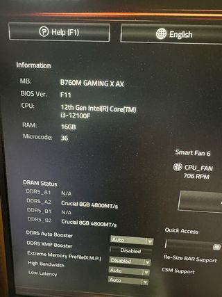 GIGABYTE B760M GAMING X AX DDR4 Placa #066687