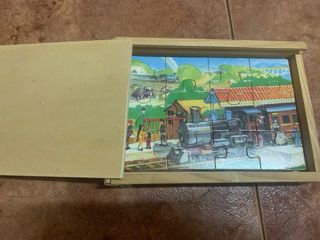 Caja de Puzzles de Madera
