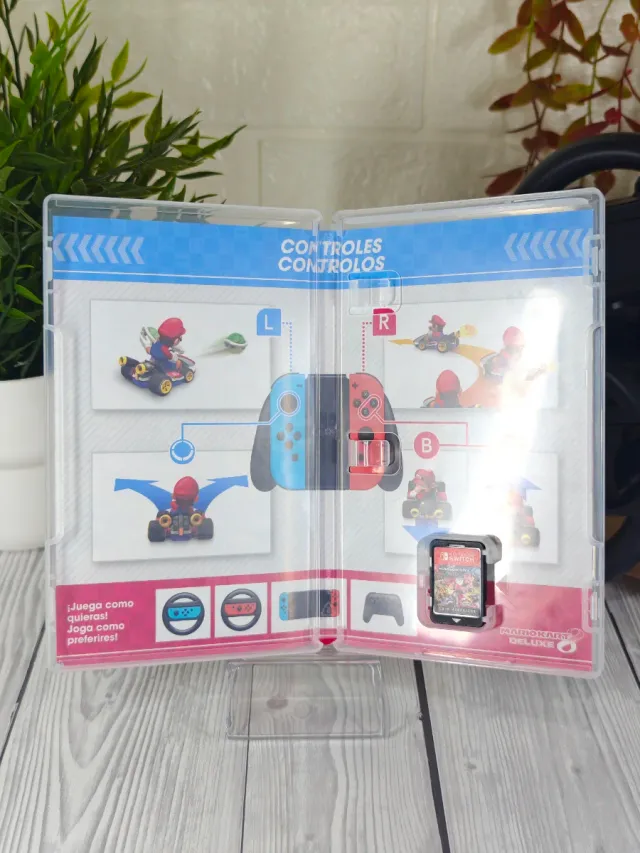 Juego Mario Kart Deluxe 8 + 2 Volantes