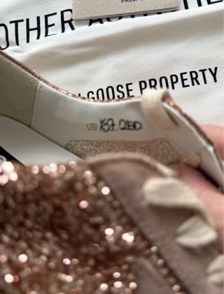 Zapatillas Golden Goose Glitter Rosa