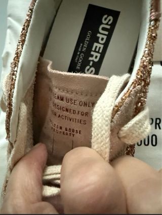 Zapatillas Golden Goose Glitter Rosa