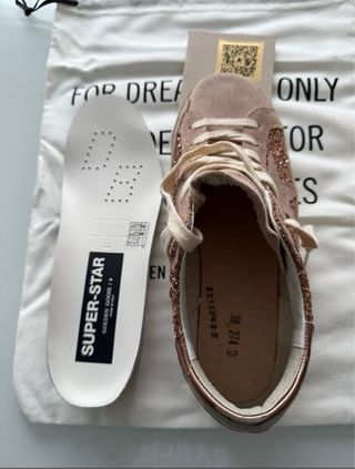 Zapatillas Golden Goose Glitter Rosa