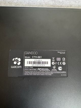 Tableta Gráfica Wacom Bamboo Pen & Touch