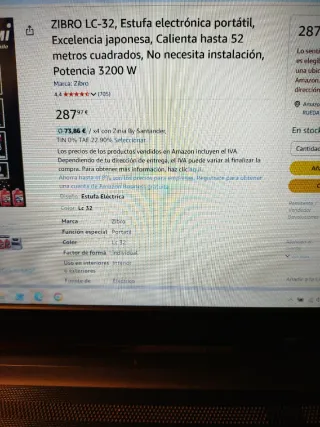 Estufa Zibro LC-32 Parafina