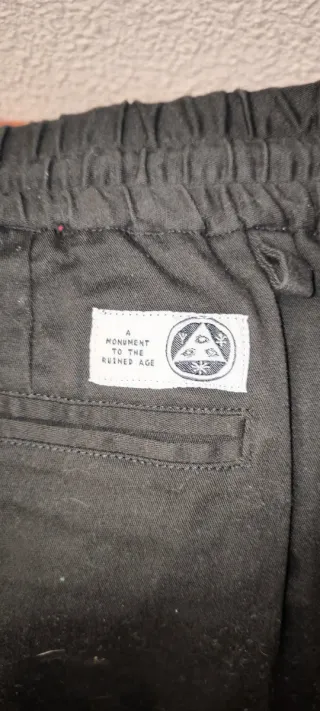 Pantalón Welcome Skateboards Negro/Teal