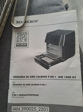 Freidora de Aire 9 Funciones