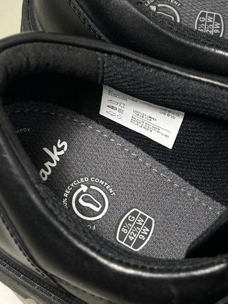 Zapatos Clarks Negros Piel