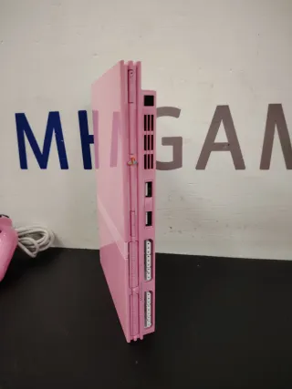 PS2 Slim Rosa con 2 Mandos