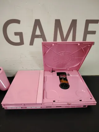 PS2 Slim Rosa con 2 Mandos