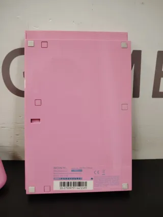 PS2 Slim Rosa con 2 Mandos