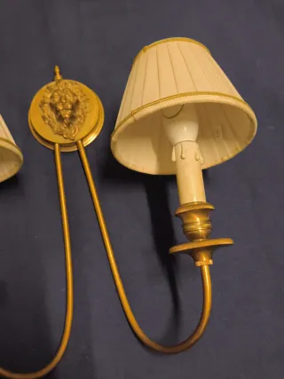 Aplique de pared cabeza de león