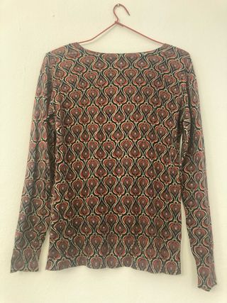 Suéter fino Surkana estampado