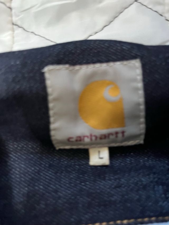 Chaqueta Carhartt Beige y Azul